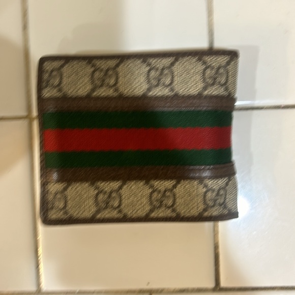 Used Gucci wallet, brown - Picture 3 of 4